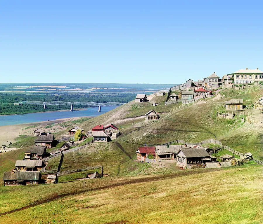 Семинарская слобода, 1910. С. М. Прокудин-Горский